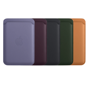 ארנק עור מגנטי Apple Leather Wallet with MagSafe